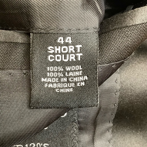 PRONTO UOMO COUTURE Black Wool Tuxedo Size 44S - Picture 13 of 16